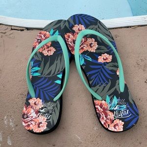 Floral Flip-Flops